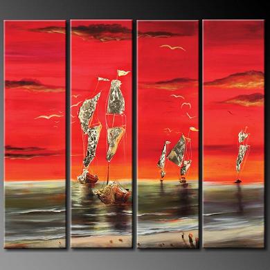 Dafen Oil Painting on canvas abstract -set363